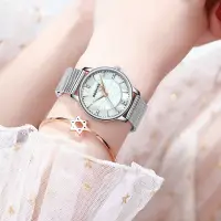 在飛比找蝦皮商城精選優惠-腕錶現貨禮物時尚休閒韓系時尚手錶女簡約小清新鑲鑽女士手錶防水