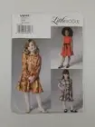 Vogue Sewing Pattern 9141 V9141 Child Dress Belt 3 styles Pattern Size 3-6 NEW