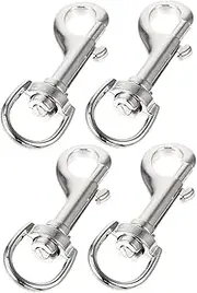 BESPORTBLE Pet Leash Snap Hooks 4pcs Alloy Snap Buckle Hooks for Dog Leash Supplies