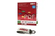 ABBYY PDF Transformer+ OCR Business Card And Screenshot Reader Software Bundle (8GB USB) [USBBUNDL]