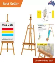 Large Painters Easel Adjustable Beech Wood Artist Easel, Studio Easel for Adu...