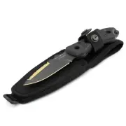 FOX Knives Tecno Reef Dive Knife - 440B PVD/G-10 w/Nylon Sheath - Italian Made