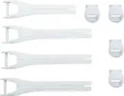 [Moose Offroad] Moose Racing Qualifier, straps , color: White , size: 7-9