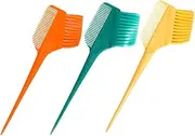 WOFASHPURET 3pcs Professional Hair Coloring Brush for Salon Home Use Hair Tint Applicator Brush Kit Set