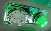 Peterbilt 389 379 Dome Lights Framed Style Amber Led Lights Color