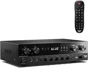 Donner Stereo Receivers Home Audio Amplifier, Premium 1000W Max Power 4 Channel Amplifier with Bluetooth 5.0, USB, FM, 2 Mic-in, Echo, RCA, Fiber/Coaxial Input for Home, Karaoke, Theater Speakers