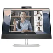 HP E24mv G4, 23.8" FHD IPS, 1920x1080, VGA,DP,HDMI,Webcam,Speakers,Tilt, Swivel,