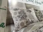Sea Sand Pillow shams COASTAL SHELLS 2 PC Set Standard white Beige Taupe Gray