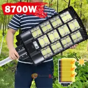 LED Solar Street Lights w/Remote Garden Wall Lamp Industrial Security Road Bulb