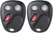 3 Buttons 315Mhz LHJ011 Keyless Entry Car Fob Remote Key For 2003-2007 Chevrolet Avalanche Sierra Suburan Silverado (2 Pack)