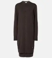 [Tod's] Tod's Wool and silk cardigan AU 8 brown