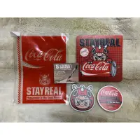 在飛比找蝦皮購物優惠-2012絕版STAYREAL x 可口可樂聯名紀念滑鼠墊·杯