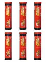 6 x Gulf Western Red Lith Tak Lithium Based NLGI 2 Grease 450g