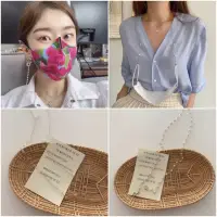在飛比找momo購物網優惠-【HaNA 梨花】韓國輕奢OL水晶珍珠口罩項鍊二用(可當長項