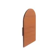 DECO 50 x 80mm Western Red Cedar DecoBatten Radius End Cap - Red Cedar