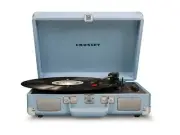 Crosley CR8005D-TN Cruiser Deluxe Turntable with Bluetooth - Tourmaline