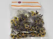 Bulk VTG Zims Yellow Cut Iris Owl Eyes 16mm Plastic Safety Amigurumi Craft Doll