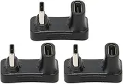 3pcs Type-C Male to Female Adapter, 100W 180 Degree Adapter, to Adapter, U-Shaped 4K Supported Converter for S8 iOS X Laptop Pro Air