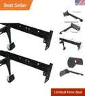 Powder Coated Bed Frame Footboard Extension Brackets - Noise Reduction Design