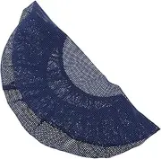 [Baluue] 6pcs Breathable Chef Hats Fine Mesh Greaseproof Hair Nets Comfortable Lightweight Cooking Caps for Professional Kitchen Use Decorative Catering Service Headwear Navy