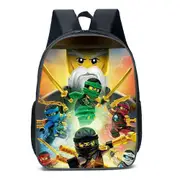 Kids Ninjago Cartoon Backpack Students School Bag Travel Rucksack Shoulder Bag Gifts