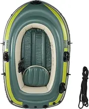 Two Person Rowing Air Boat, Green PVC Inflatable Kayak, Fishing Drifting Inflatable Kayak, Flotadores para Adultos, Inflatable Kayak 2 Person