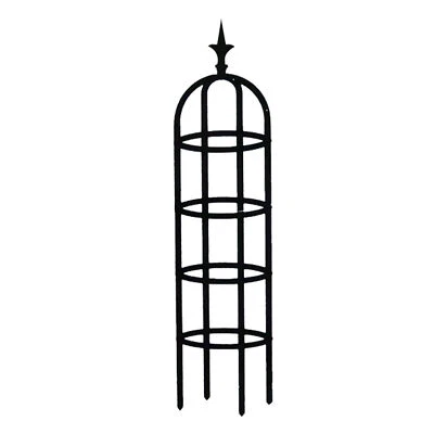 90-180CM Garden Obelisk Climbing Plant Support Frame Trellis Iron+ABS Supports