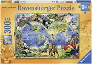 300pc Ravensburger World Of Wildlife Jigsaw Puzzle 49x36cm Kids/Family 9y+
