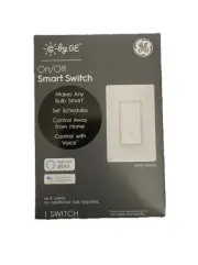 GE ON/OFF Smart Switch-White In-Wall Wi-FI 3 Way Switch Control 93105075 NEW