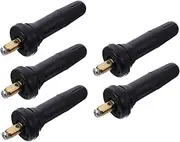 SWOOMEY 5Pcs Car Tpms Stems Durable Rubber Tire Pressure Sensor Stems for Easy Installation Compact Vehicle Supplies for Tubeless Tires Replacement Components