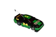 TYCO HO Command Control Wide Pan TCR Ford Thunderbird #34 Nascar Green Black