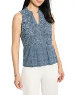 Nic+Zoe Coastal Geo Tank Top