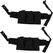 BESTYASH 2pcs Essential Oil Storage Pouch Waist Worn Massage Oil Bag Multifunctional Case for Masseur Spa Use Travel Container Lotions