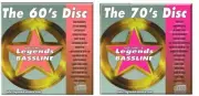 LEGENDS KARAOKE 2 CDG DISCS 60’s & 70’s BASSLINE CDS MUSIC oldies cd+g lot