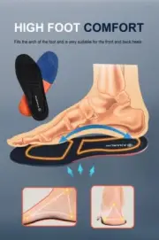 Wuraka Orthotic Arch Memory Foam Insoles Inner Sole Cusion Height Increase