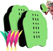 Badminton Racket and Shuttlecock - Handheld Sports Racket Kit, Lightweight Badminton Toy Set | Family Fun Game with Bag and Shuttlecocks for Lawn, Backyard, Beach Games, Outdoor Activity