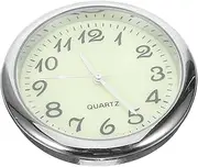 ULTECHNOVO Car Clock Small Digital Clock Mini Round Clock Small Digital Battery Operated Tiny Clock Automotive Clock Dash Clocks Car Stick on Clock Retro Clock Small Truck Clock Metal