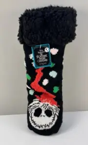 NEW Nightmare Before Christmas Jack Skellington Ladies Slipper Socks Size 4-10