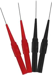 HOMOCONO 4pcs Non Destructive Probe for Automotive Circuit Testing 4mm Multimeter Lead Replacement Tools for Precise Electrical Diagnostics 2 Packs 4 Total