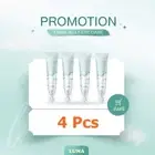 4 Pcs LUNA Jelly Eye Care under eye cream brightness eyes Cool massage head 10g