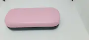 kate spade New York Hard Eyeglass Case Pink/Dark Green Hinged SMALL NEW