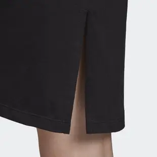 Adidas Originals 黑 洋裝 女款 楊冪 純棉 運動 休閒 花卉 短袖 長版 連身裙 三葉草 FL0037