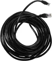 Stable Data Transfer Cat6 Ethernet Cable Router Cable Patch Cable for Computer Network Cable Black 10m Sturdy