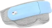 Mafiti AR-252 Eye Massager with Heat and Vibration,Rechargeable Electric Eye Mask with Air Compression & Bluetooth Music for Relax Eye and Head,Blue