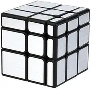CuberSpeed Cubing Classroom Meilong Mirror 3x3 Silver Magic Cube Moyu MoFang JiaoShi Meilong 3x3 Silver Mirror Blocks Speed Cube