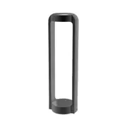 SEKER Garden Bollard Light 13W Rectangular Dark Grey 3000K IP65 H500mm 530LM