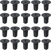 DZMZL Fender Liner Mud Guard Screw Grommets Clip Qty 20 Nylon Nut Fit Front Rear Wheel Fenders & Rocker Panel Molding Compatible with Toyota For Lexus