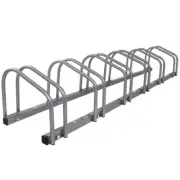 NNEDSZ 1 ? 6 Bike Floor Parking Rack Instant Storage Stand Bicycle Cycling Porta