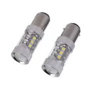 1157 80W 800Lm 6000K White Light Car Brake Light Constant Current Dc12-24V