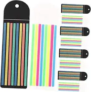Tofficu 10 Sheets Fluorescent Professional Reading Strips Sentence Markers Portable Highlight Strips Book Accessory Useful for All